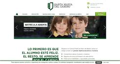 Desktop Screenshot of colegiosantamariadelcamino.es