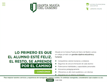 Tablet Screenshot of colegiosantamariadelcamino.es